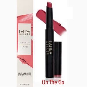 New Laura Geller Fine Shine Lipstick On The Go 0.05 oz NEW in Box